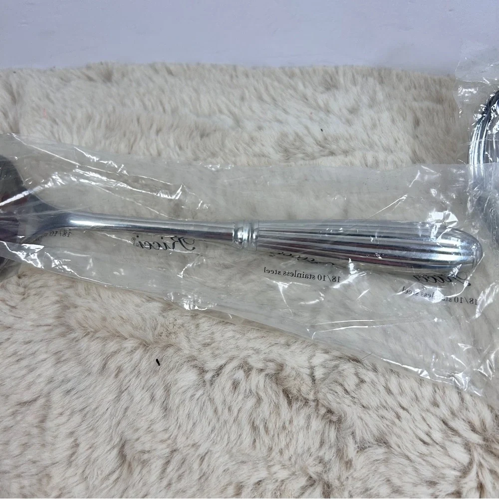 NIB.‎ RICCI 18/10 Shiny Stainless Steel Lg Serving Utensil Set